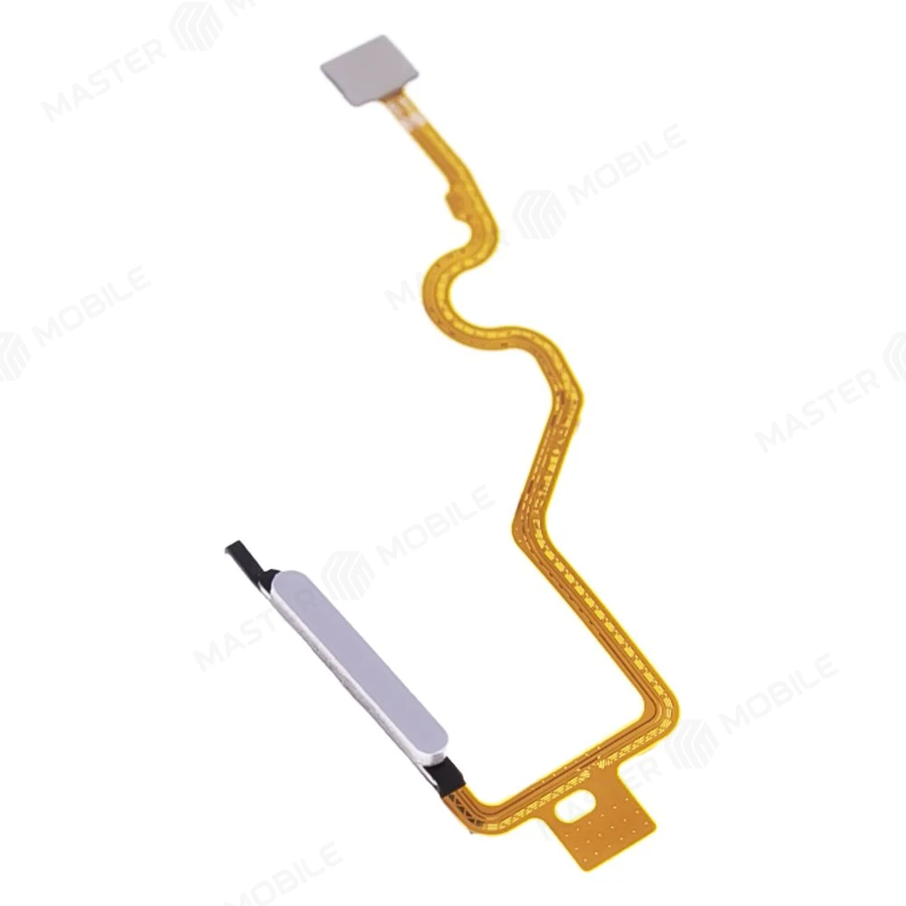 Шлейф для Infinix Hot 30i (X669) с комп. + сканер отпечатка пальца (белый)  фото №3