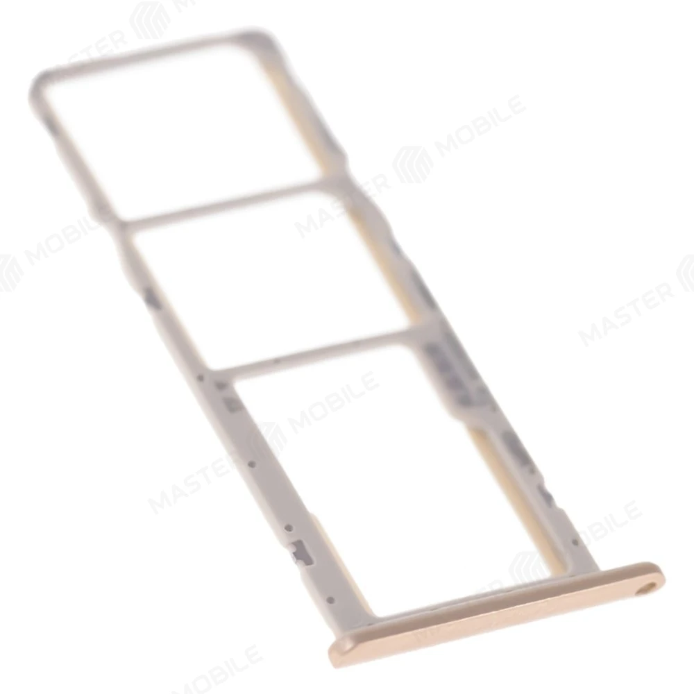 Держатель сим-карты для Huawei Honor 8A (JAT-LX1/JAT-L29) (золотистый) фото №3