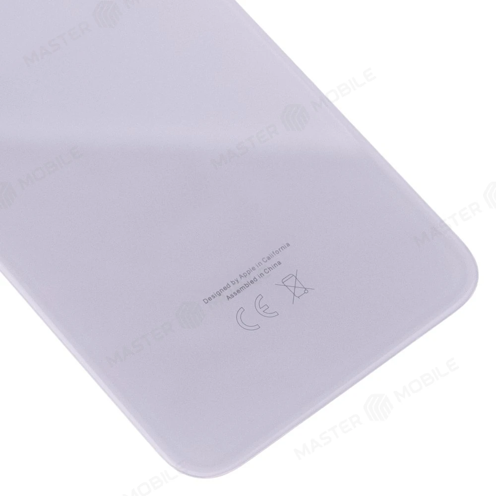 Задняя крышка для Apple iPhone Xs (белый) (в сборе со стеклом камеры) (Premium) фото №4