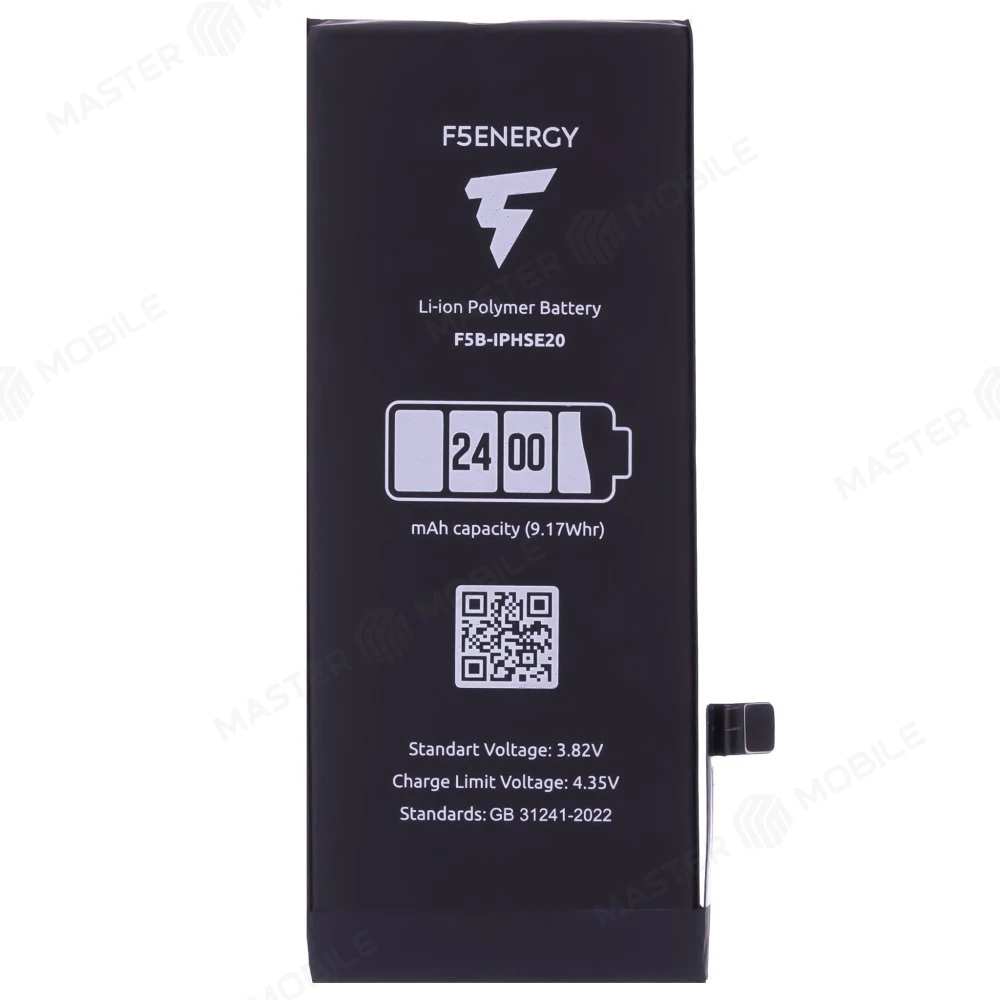 Аккумулятор для Apple iPhone SE 2020 (F5ENERGY) (усиленный) (2400 мАч) (SPECIAL EDITION) + двухсторонний скотч фото №1