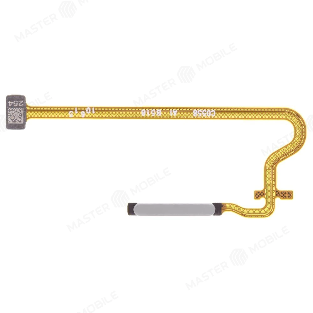 Шлейф для OPPO A5x 4G (CPH2725) с комп. + сканер отпечатка пальца (белый) фото №1