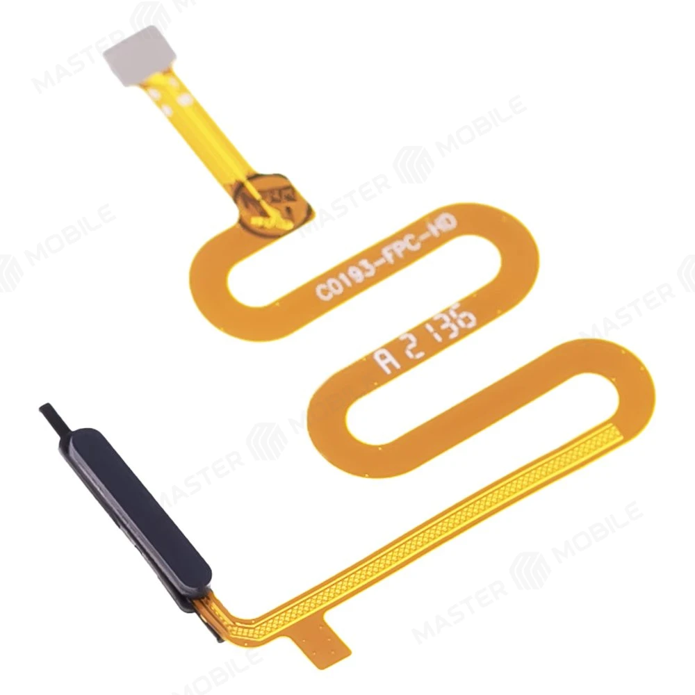 Шлейф для Tecno Pova 2 (LE7N) / Infinix Note 7 (X690) / Note 8 (X692) и др. с комп. + сканер отпечатка пальца (кнопка включения) (черный) фото №3