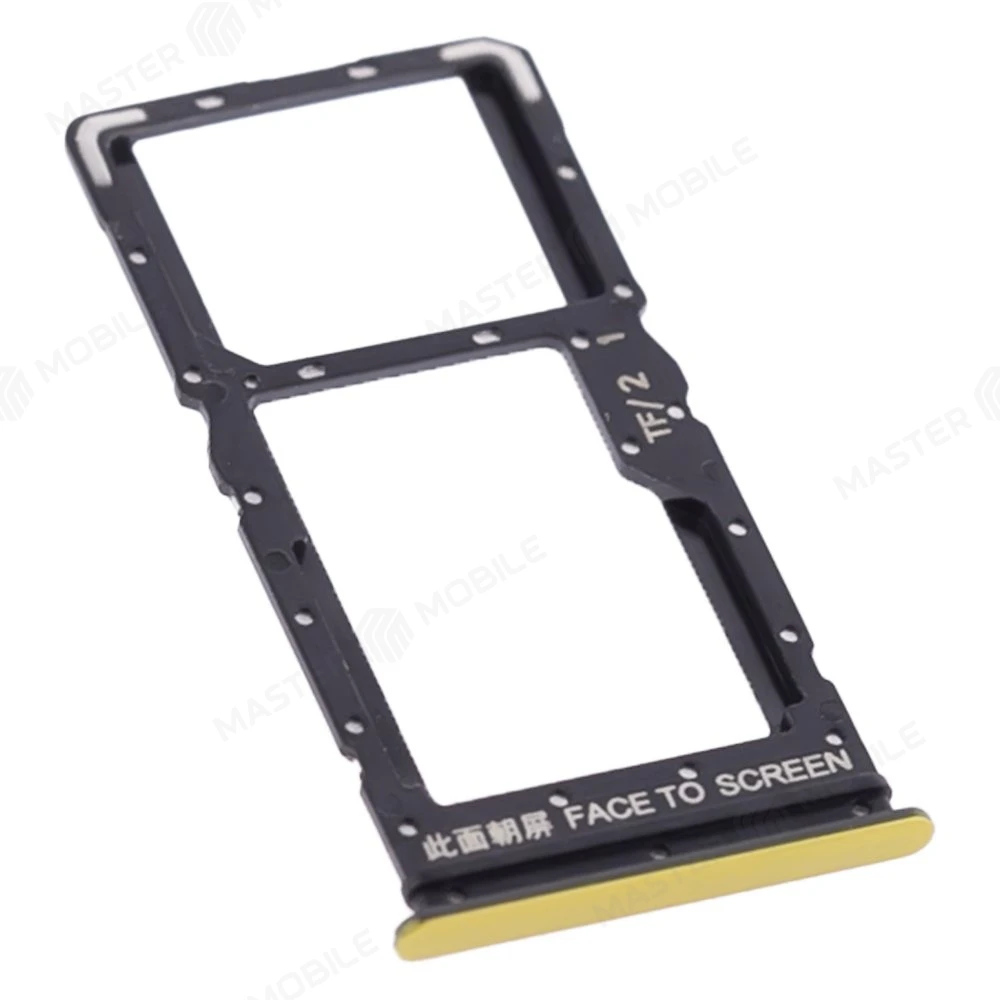 Держатель сим-карты для Xiaomi Poco M3 Pro 4G (M2103K19PY) (желтый) фото №3