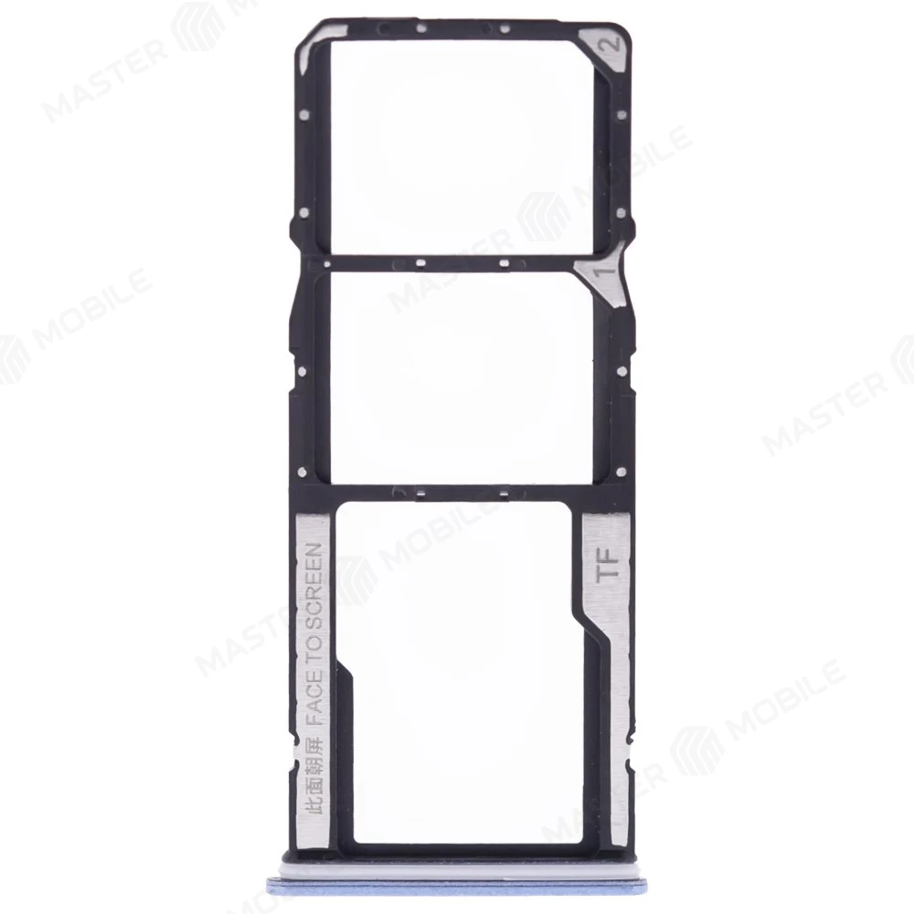 Держатель сим-карты для Xiaomi Redmi Note 12S (23030RAC7Y) (голубой) фото №1