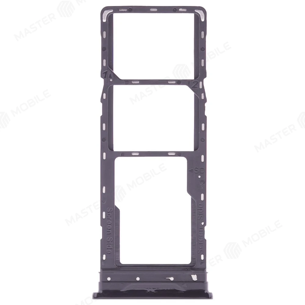 Держатель сим-карты для Infinix Smart 6 Plus (X6823C) (черный) фото №1