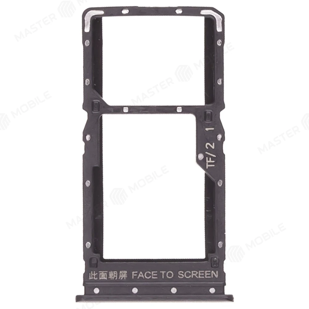 Держатель сим-карты для Xiaomi Poco M3 Pro 4G (M2103K19PY) (черный) фото №1