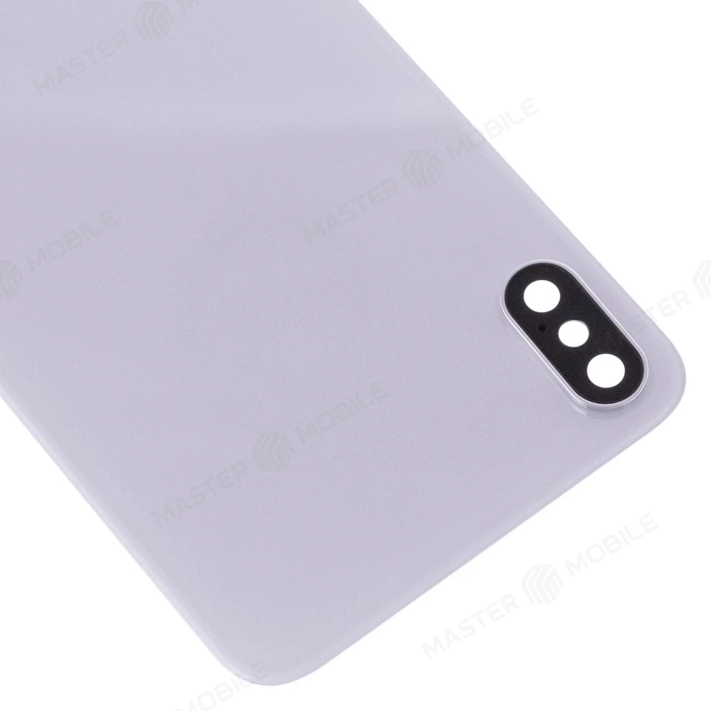 Задняя крышка для Apple iPhone Xs Max (белый) (в сборе со стеклом камеры) (Premium) фото №3