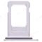 Держатель сим-карты для Apple iPhone Xr (серебристый) фото №2