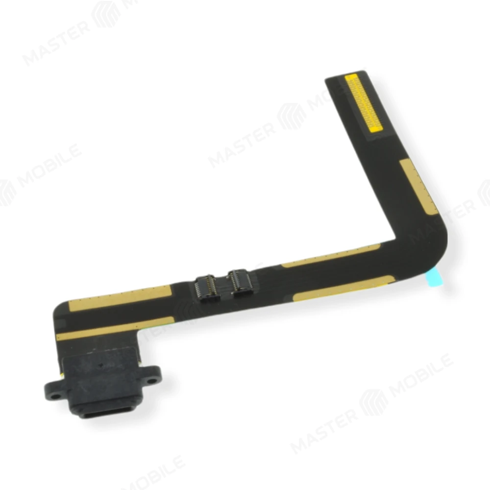 Шлейф для Apple iPad Air (A1474/A1475/A1476) / iPad 5 9.7 (2017) (A1822/A1823) и др. с комп. + разъем зарядки (черный) (ORIG100) фото №1