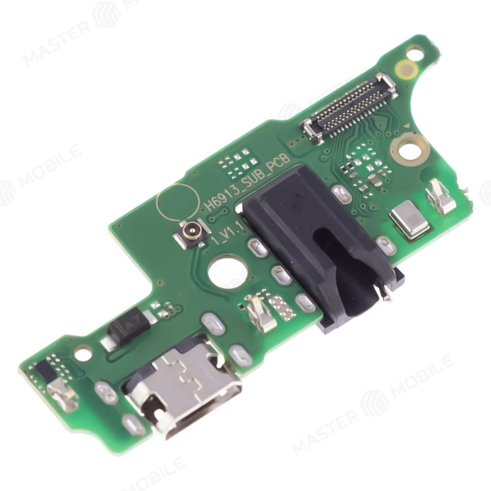 Нижняя плата для Tecno Spark 8P (KG7n) / Spark 8T (KG6p) и др. с комп. + разъем зарядки + микрофон  фото №3