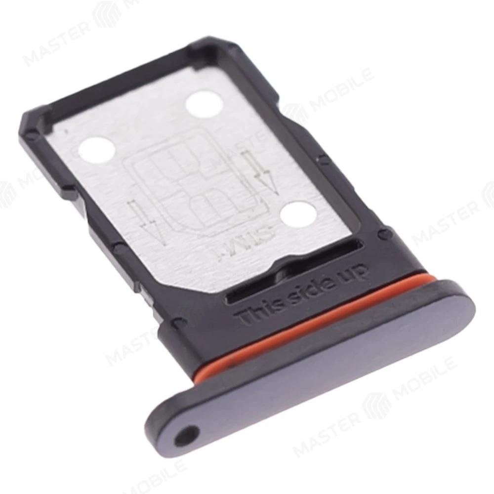 Держатель сим-карты для OnePlus Nord 2 5G (DN2103) (черный) фото №3