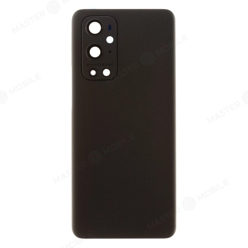 Задняя крышка для OnePlus 9 Pro (LE2121) (черный) (в сборе со стеклом камеры) фото №1