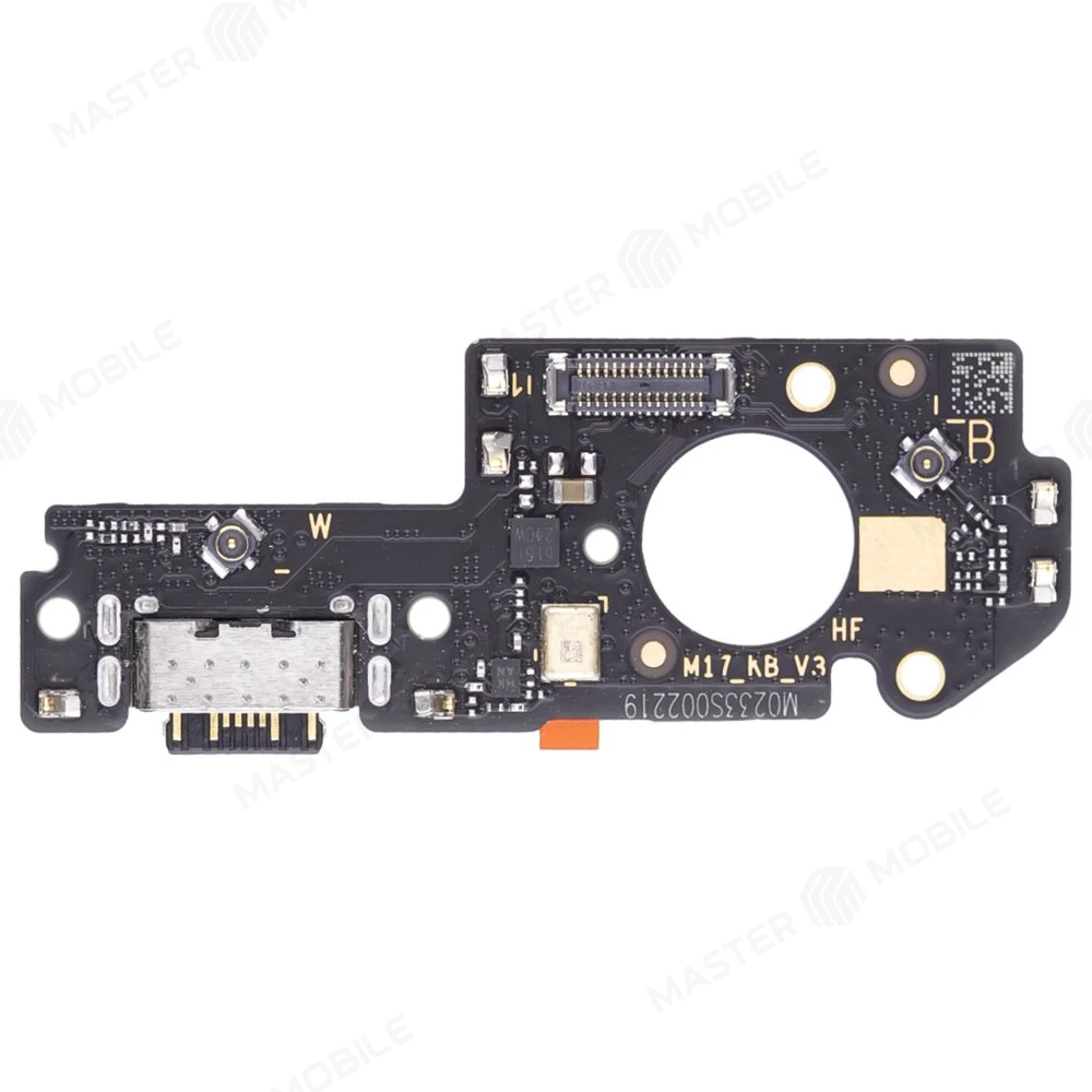 Нижняя плата для Xiaomi Redmi Note 12 5G (22111317G) / Poco X5 5G (22111317PG) с комп. + разъем зарядки + микрофон (ORIG100)  фото №1