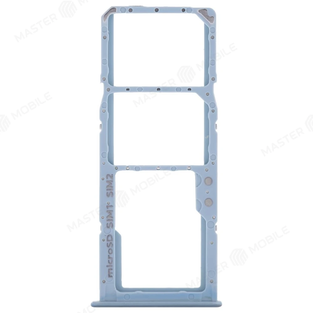 Держатель сим-карты для Samsung A515 Galaxy A51 / A715 Galaxy A71 (голубой) фото №1