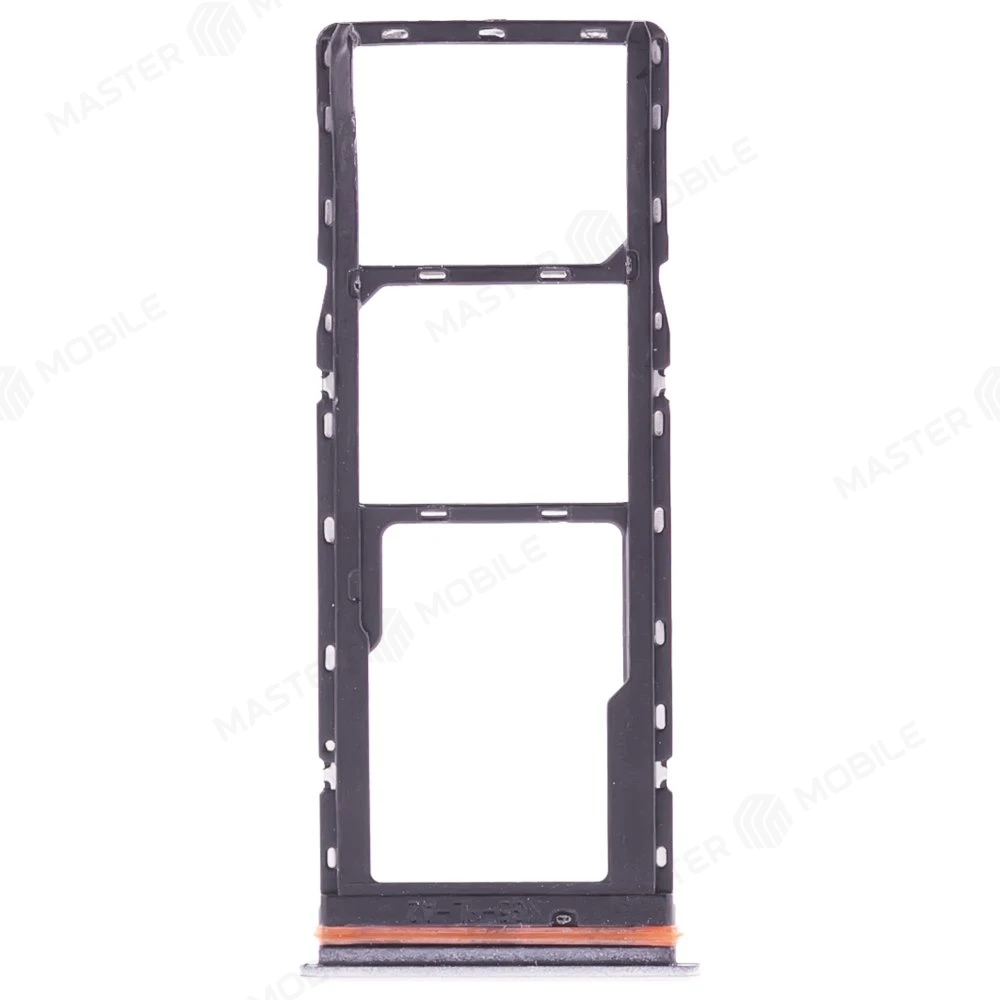 Держатель сим-карты для Tecno Spark 6 GO (KE5) / Spark GO 2022 (KG5) (серебристый) фото №2