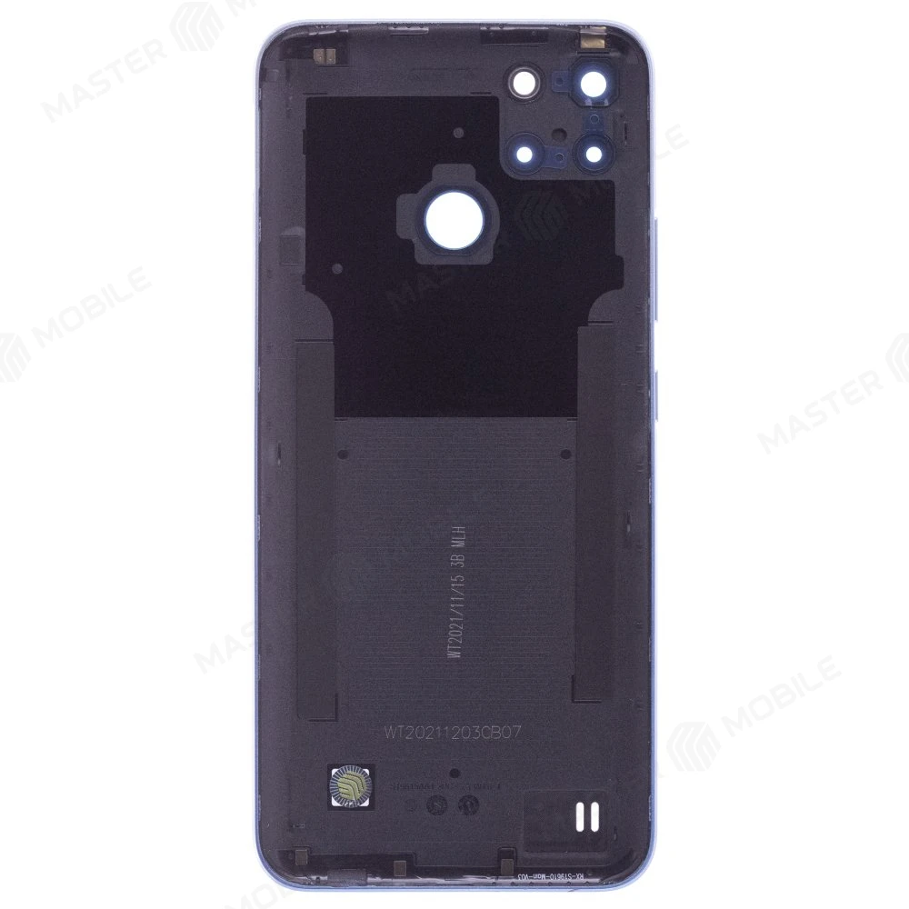 Задняя крышка для Realme C25Y (RMX3269) (синий) (в сборе со стеклом камеры) фото №2