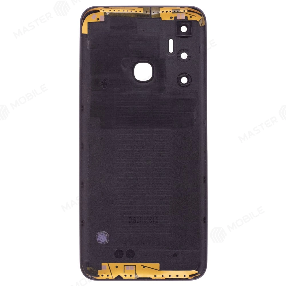 Задняя крышка для Infinix Hot 11 (X662) (Helio G70) (черный) (в сборе со стеклом камеры) фото №2