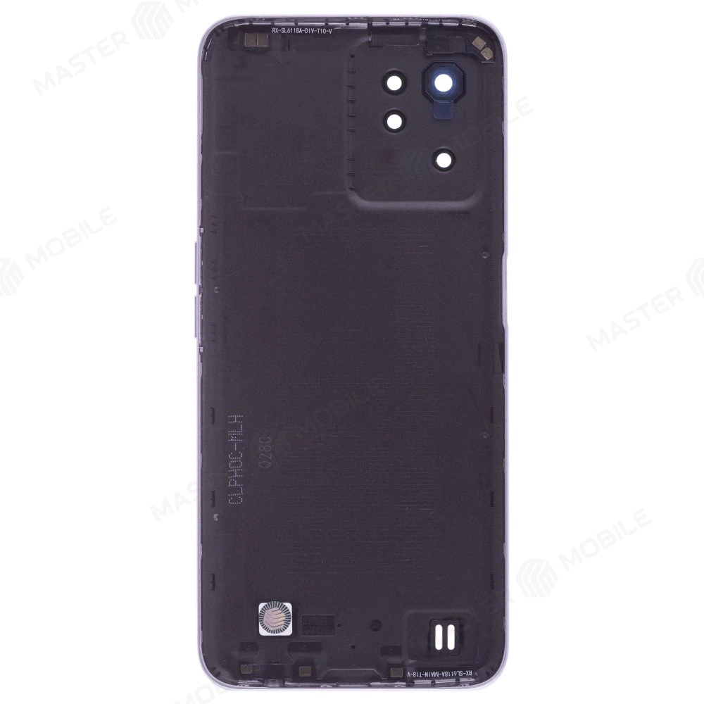 Задняя крышка для Realme C31 (RMX3501) (серебристый) (в сборе со стеклом камеры) фото №2