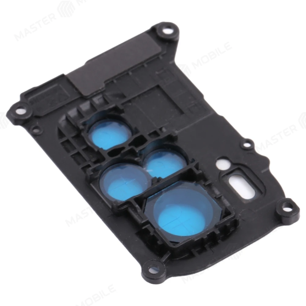 Стекло задней камеры для Xiaomi Redmi Note 10 4G (M2101K7AG) / Redmi Note 10S (M2101K7BG) / Poco M5s (2207117BPG) (в рамке) (белый) фото №2