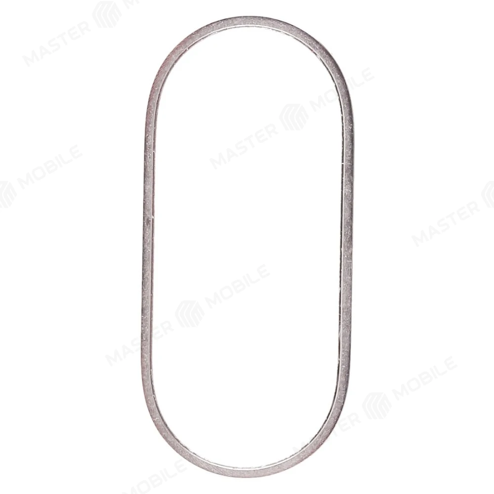 Рамка стекла задней камеры для Apple iPhone Xs (серебристый)  фото №1