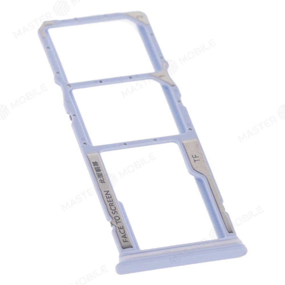 Держатель сим-карты для Xiaomi Redmi A1 / Redmi A1+ (220733SFG) / Redmi A2+ (23028RNCAG) (голубой) фото №3