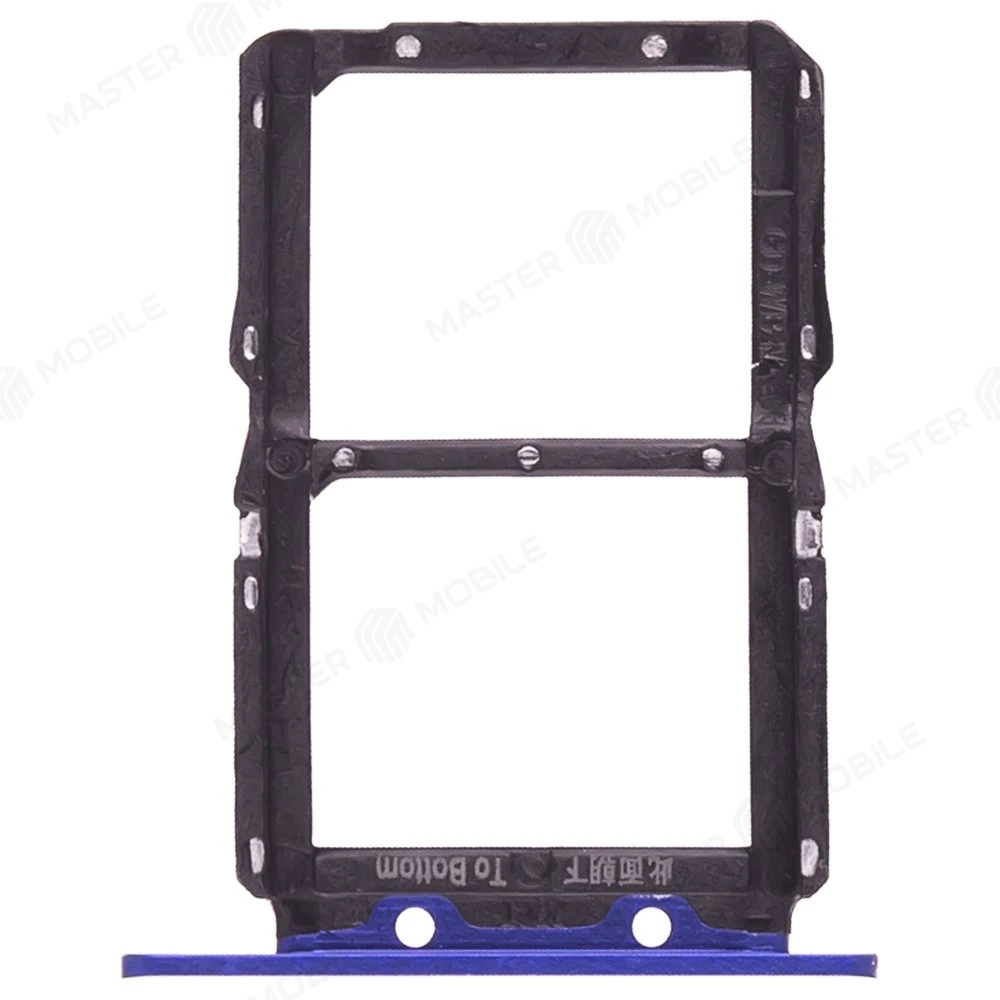 Держатель сим-карты для Huawei Honor View 20 (PCT-L29) (синий) фото №2