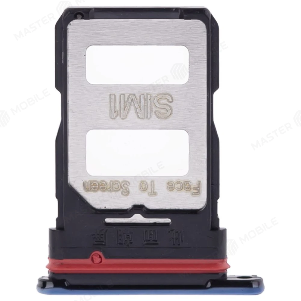 Держатель сим-карты для Xiaomi Poco F3 (M2012K11AG) / Mi 11i (M2012K11G) (синий) фото №1