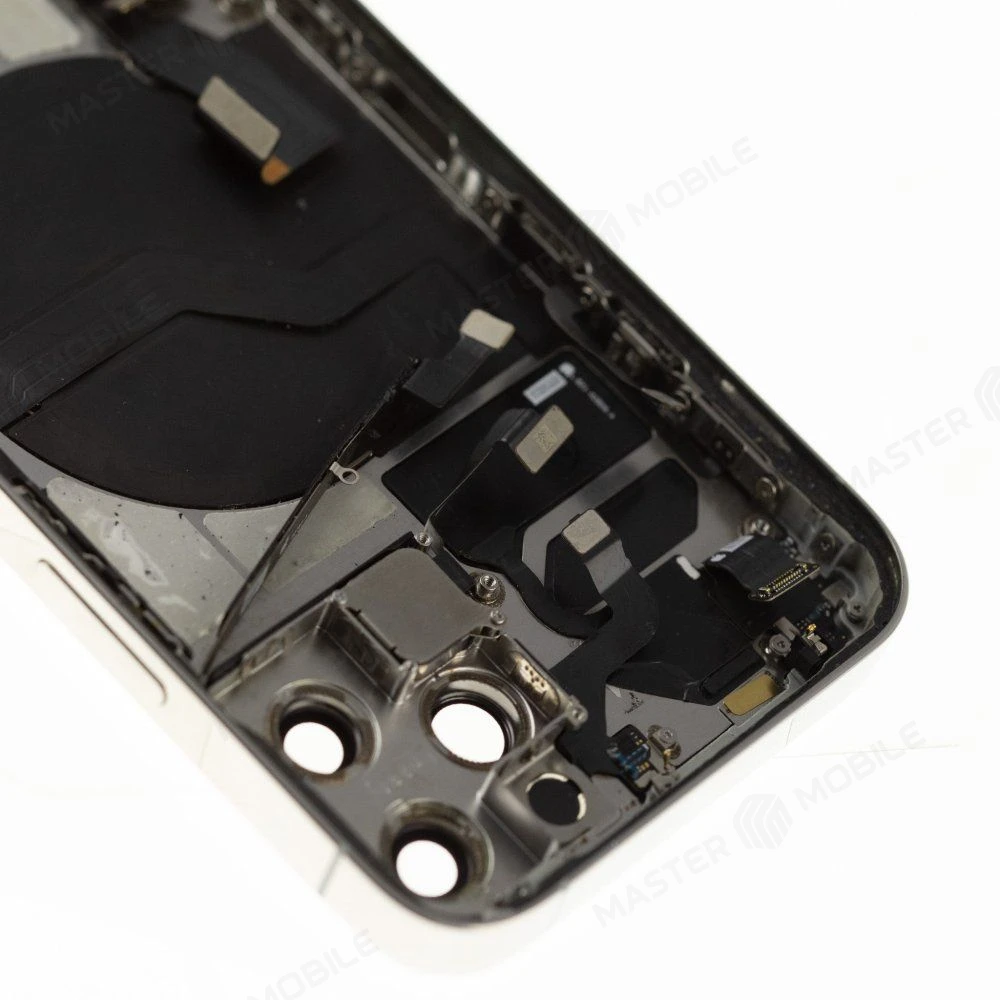 Корпус для Apple iPhone 12 Pro (белый) (в сборе) (ORIG100) (Снятый) (возможен дефект ЛКП) фото №3