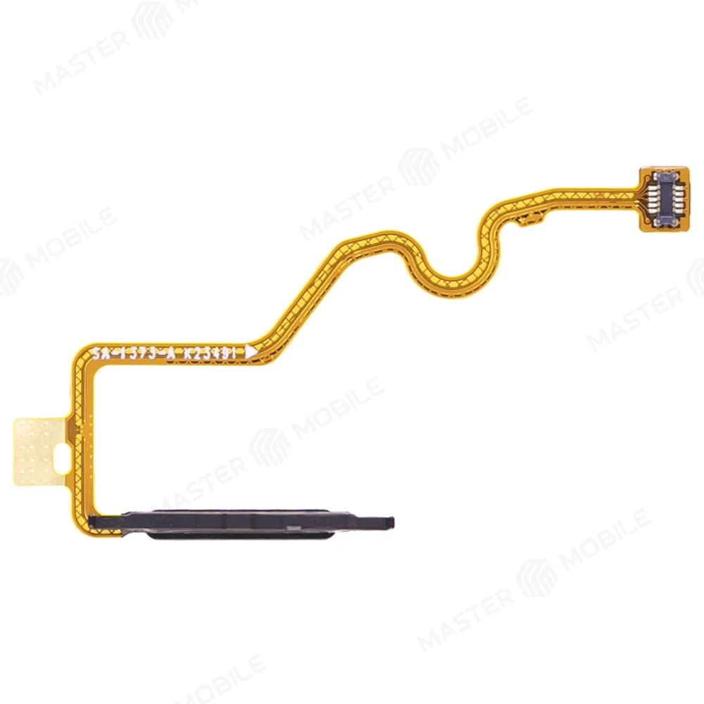 Шлейф для Infinix Hot 40i (X6528B) с комп. + сканер отпечатка пальца (черный) фото №2