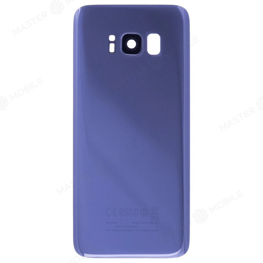 Задняя крышка для Samsung G950 Galaxy S8 (синий) (в сборе со стеклом камеры) фото №1