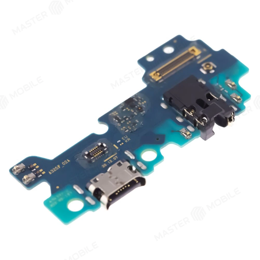 Нижняя плата для Samsung A325 Galaxy A32 4G с комп. + разъем зарядки + разъем гарнитуры + микрофон (ORIG100) фото №3