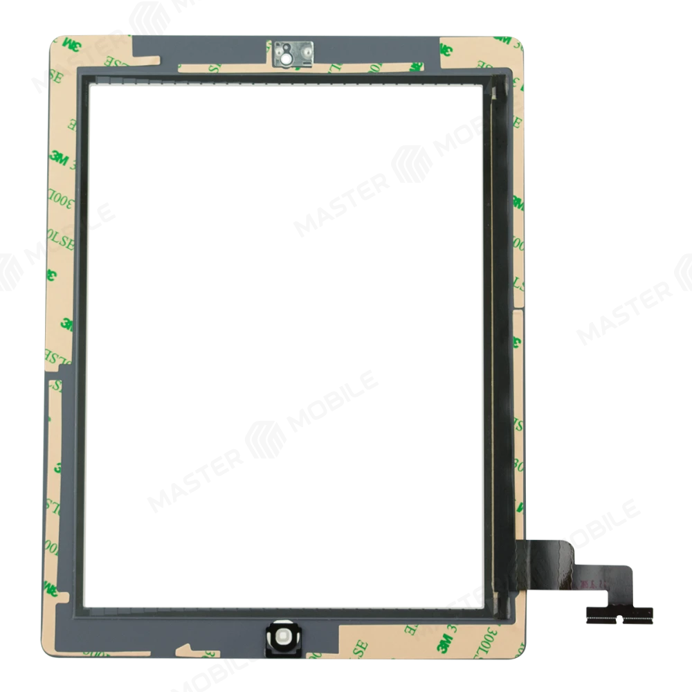 Тачскрин для Apple iPad 2 (A1395/A1396/A1397) + кнопка Home (белый) (Premium) фото №2