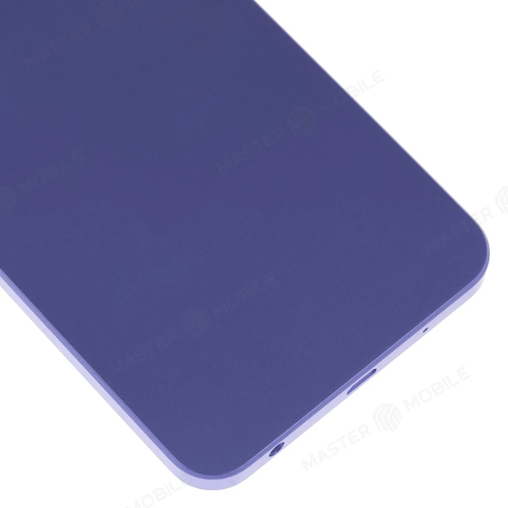 Задняя крышка для Vivo Y02 (V2217) (голубой) (в сборе со стеклом камеры) фото №4