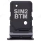 Держатель сим-карты для Samsung A805 Galaxy A80 (черный) фото №2