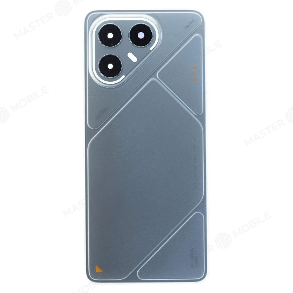 Задняя крышка для Tecno Pova 7 5G (LJ7) (серый) (в сборе со стеклом камеры) фото №1