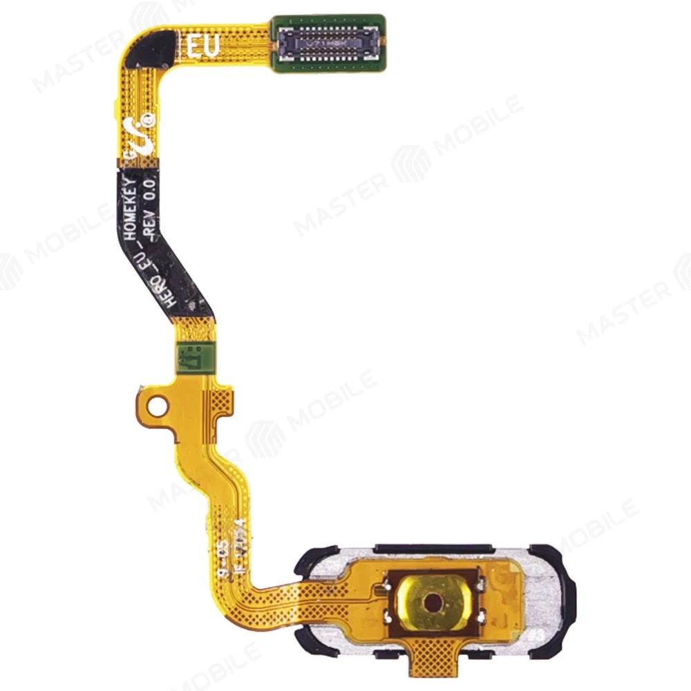 Шлейф для Samsung G930 Galaxy S7 с комп. + сканер отпечатка пальца (серый)  фото №2