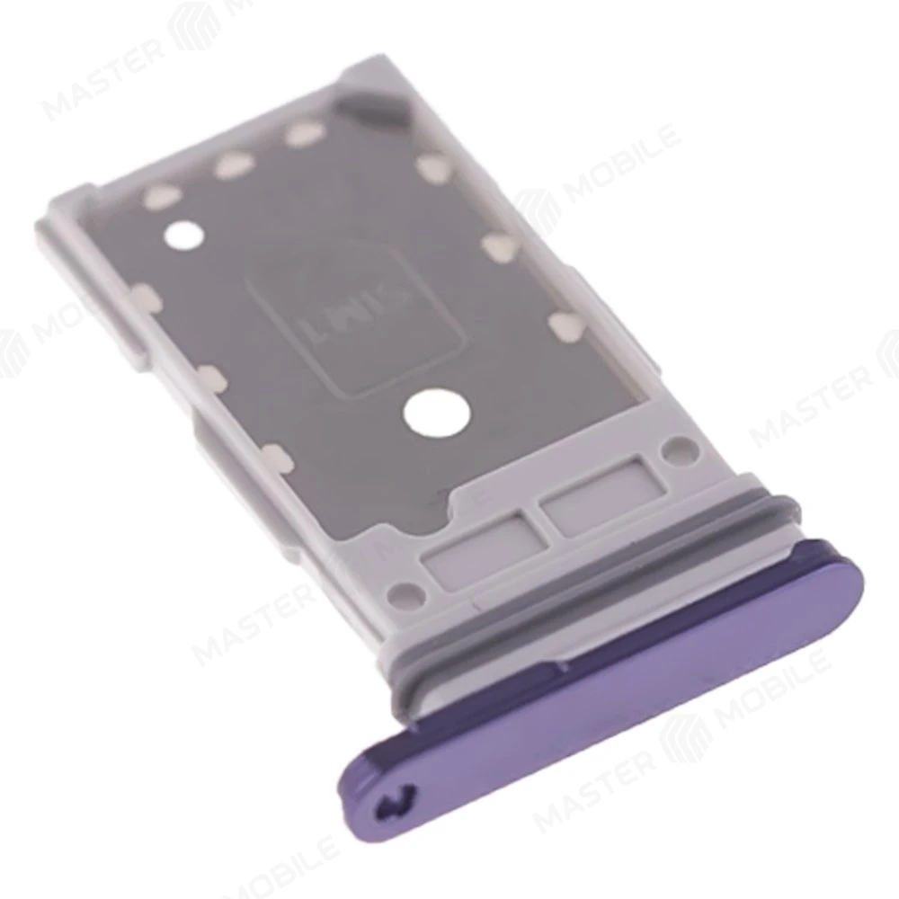 Держатель сим-карты для Samsung S926 Galaxy S24+ (фиолетовый) фото №3