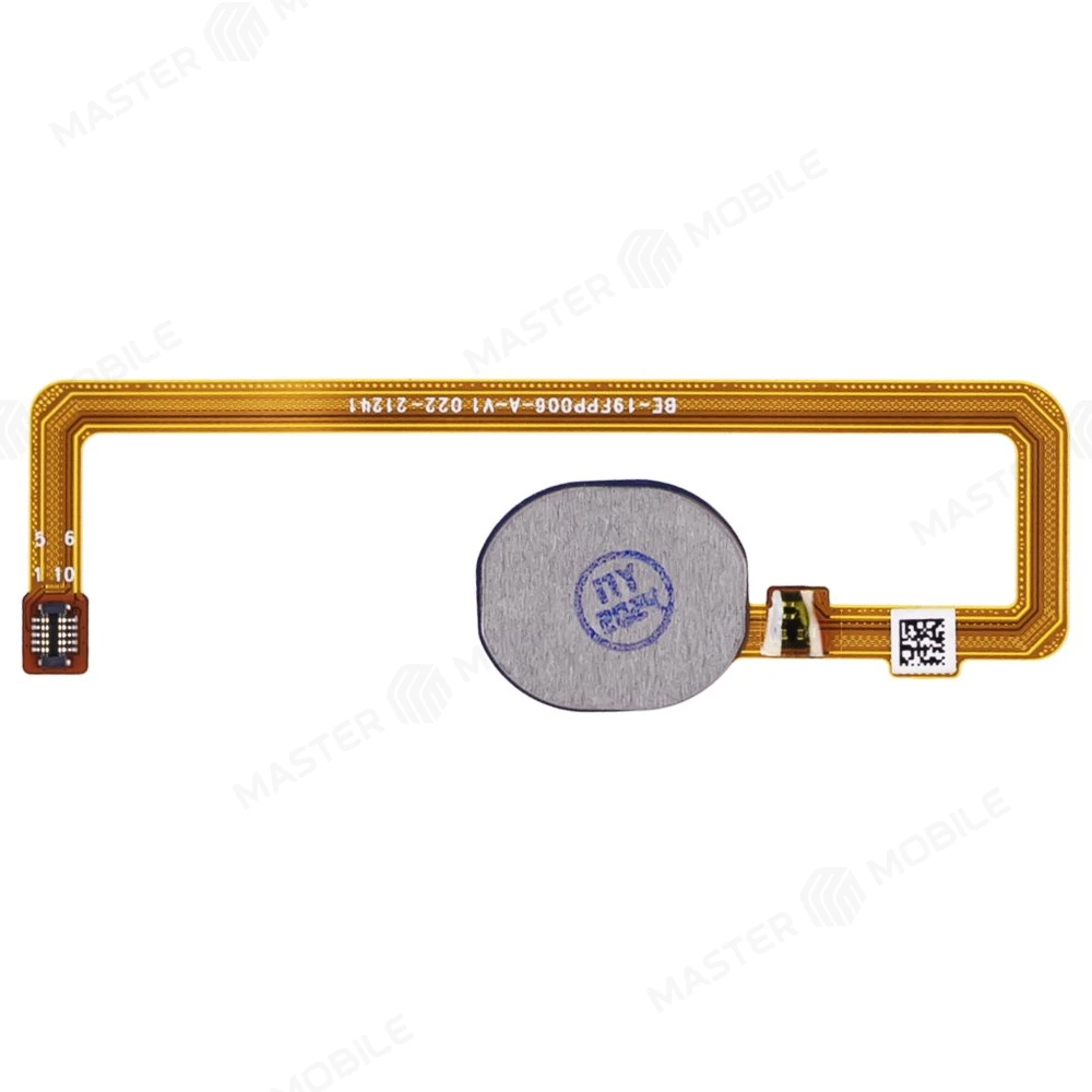 Шлейф для Samsung A107 Galaxy A10s с комп. + сканер отпечатка пальца (черный)  фото №2