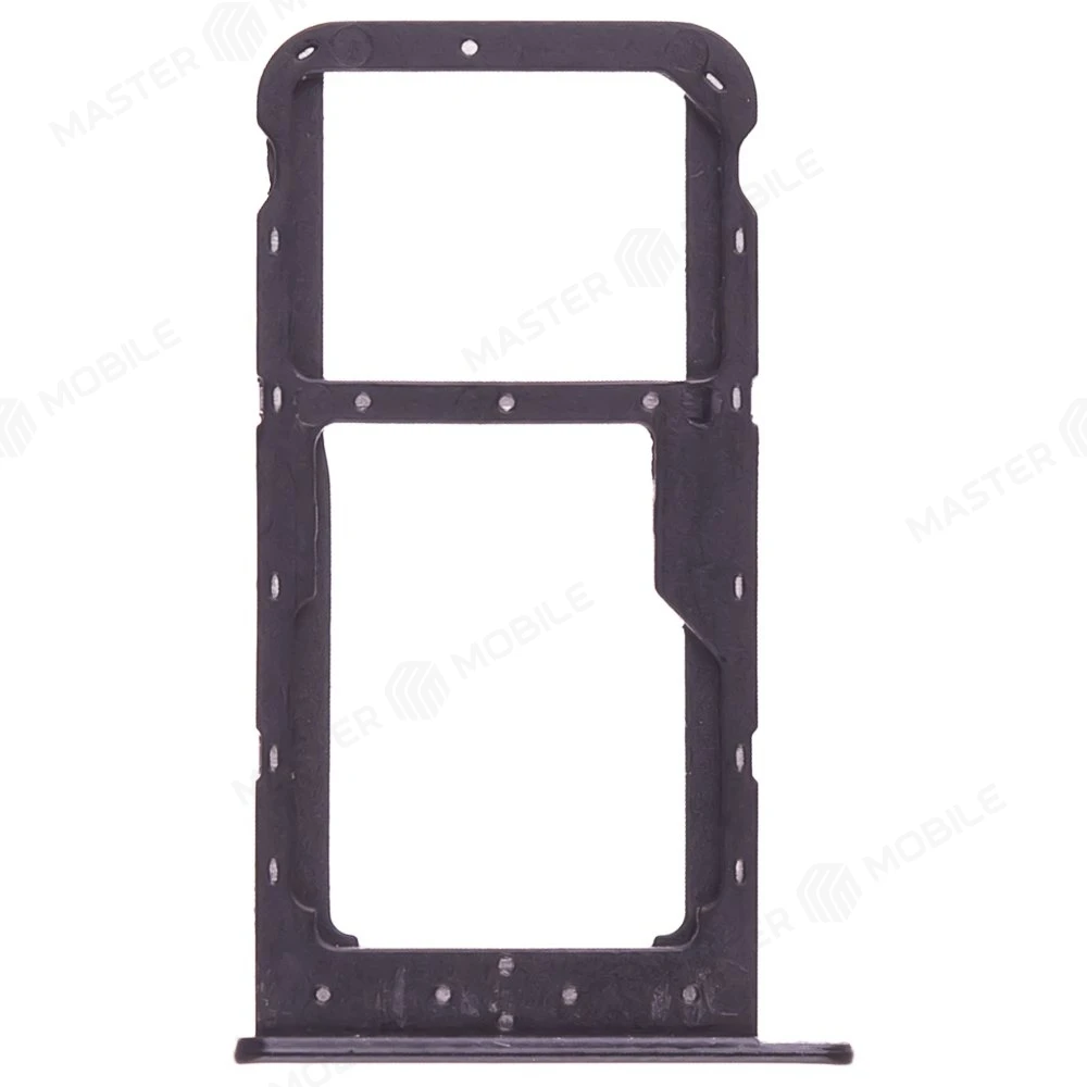 Держатель сим-карты для Huawei Honor 9 Lite (LLD-L31) (черный) фото №1