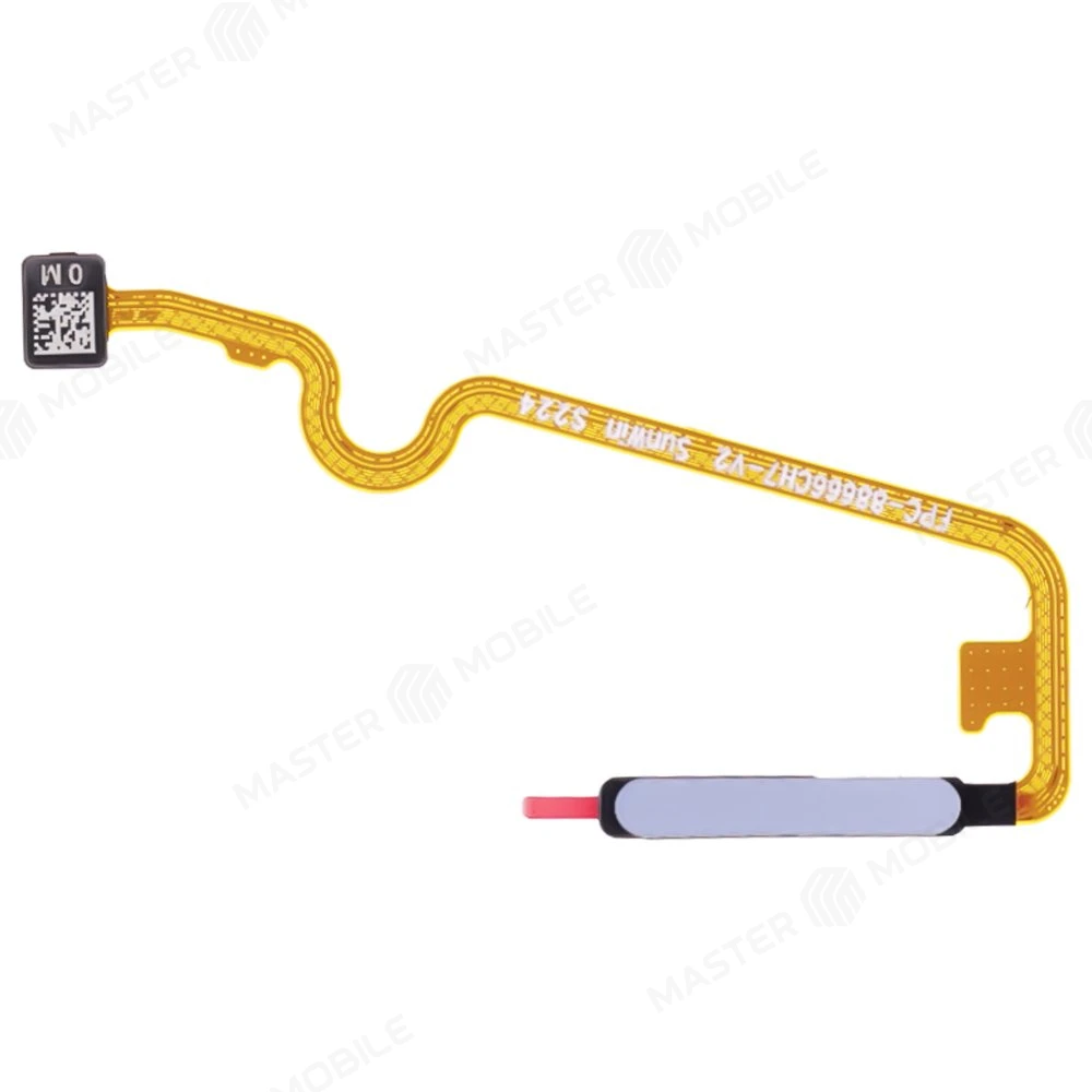 Шлейф для Infinix Note 11 Pro (X697) с комп. + сканер отпечатка пальца (синий)  фото №1