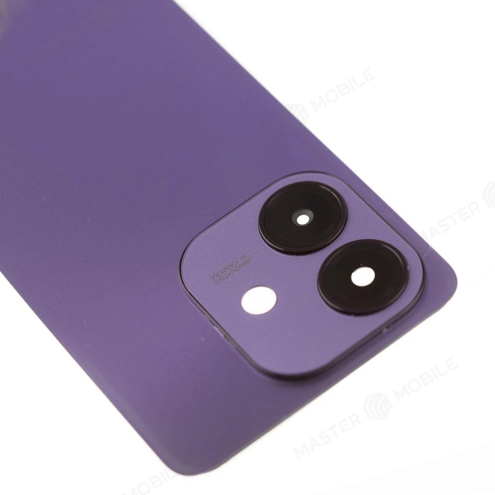 Задняя крышка для OPPO A5i Pro 4G (фиолетовый) (в сборе со стеклом камеры) фото №3