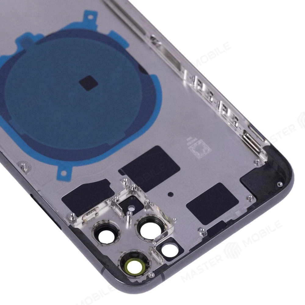 Корпус для Apple iPhone 11 Pro Max (серый) (Premium) фото №3