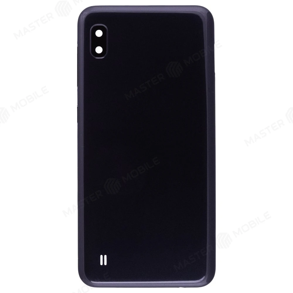 Задняя крышка для Samsung A105 Galaxy A10 (черный) (в сборе со стеклом камеры) фото №1