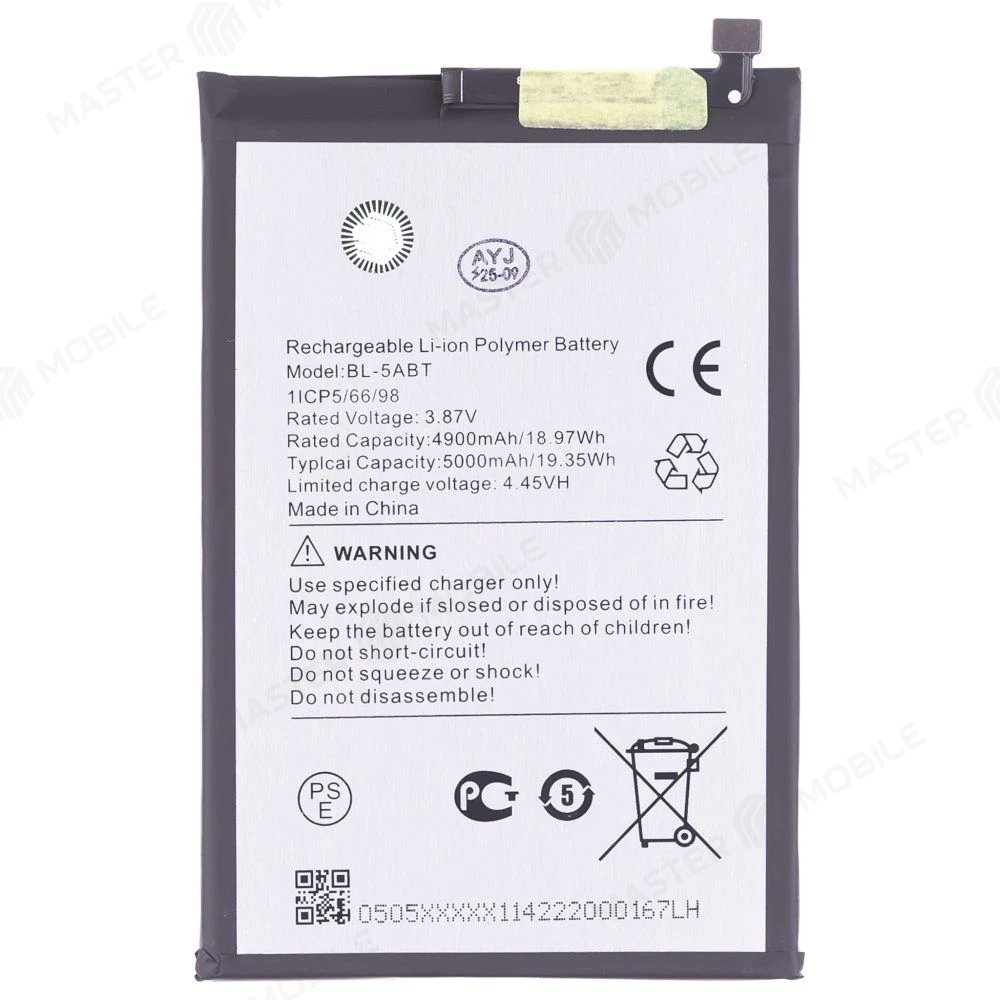 Аккумулятор для Tecno Spark 30 4G (KL6) / Spark 30 5G (KL8) (BL-5ABT) (Premium)  фото №1