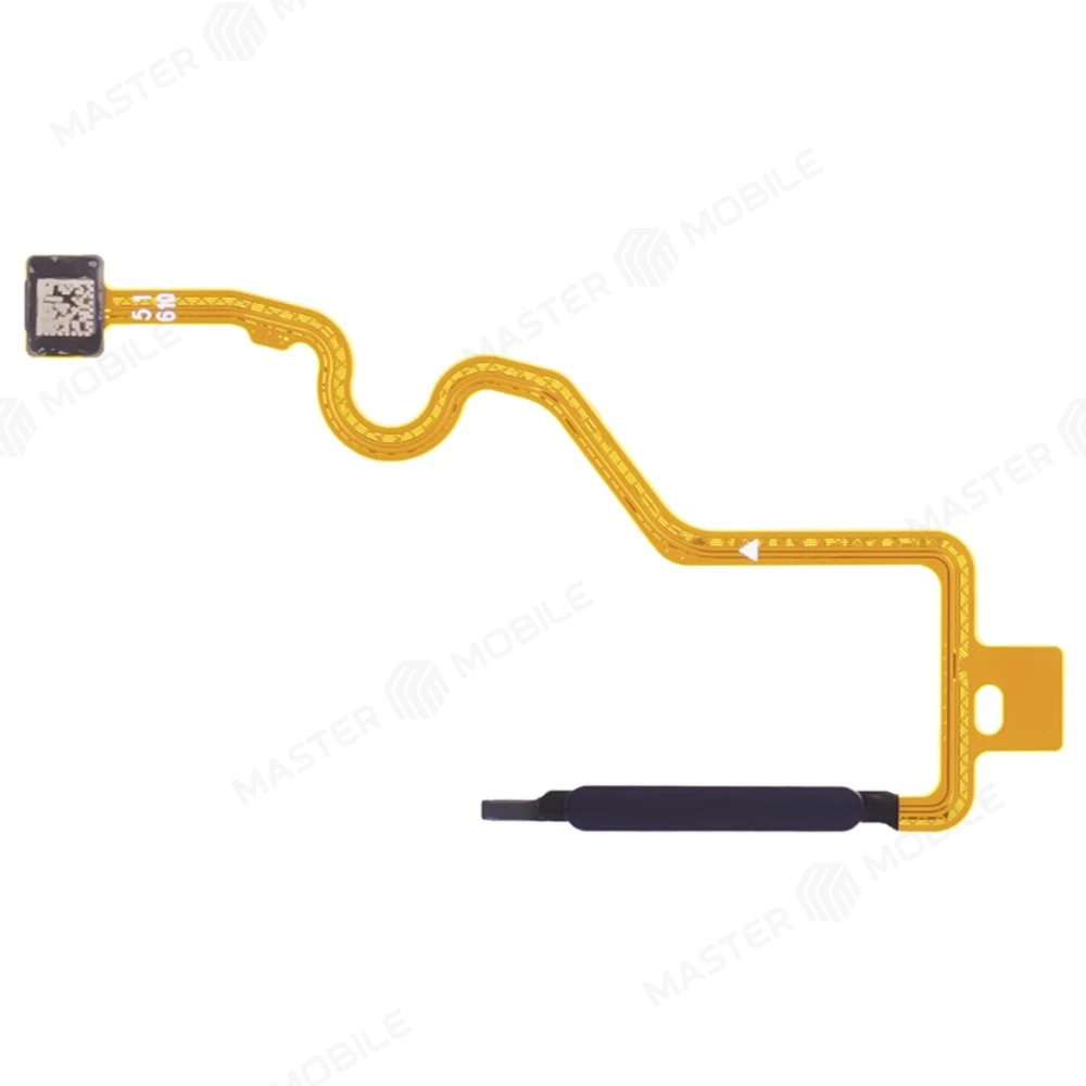 Шлейф для Infinix Hot 40i (X6528B) с комп. + сканер отпечатка пальца (черный) фото №1