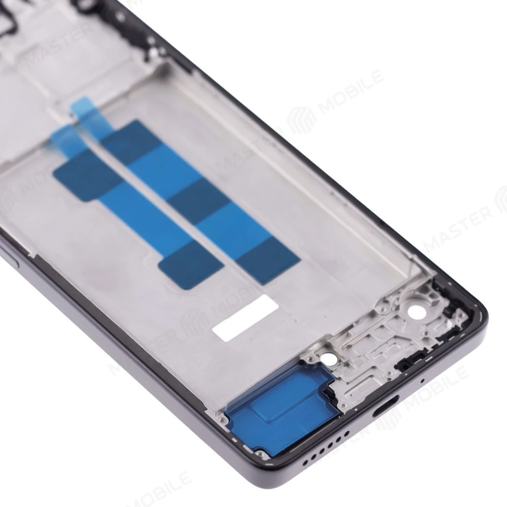 Рамка дисплея для Xiaomi Poco M6 Pro 4G (2312FPCA6G) (черный) фото №4