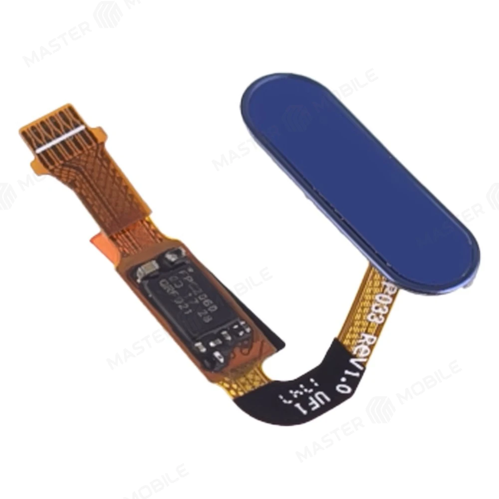 Шлейф для Huawei P20 (EML-L29) / P20 Pro (CLT-L29) / Honor View 10 (BKL-L09) / Nova 2s (HWI-AL00) и др. с комп. + сканер отпечатка пальца (синий) фото №3
