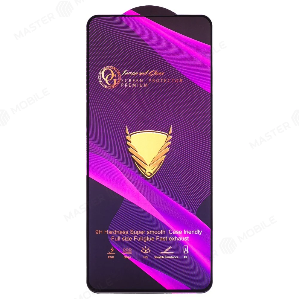 Защитное стекло OG Glass (3 в 1) для Samsung G991 Galaxy S21 (черный) фото №1