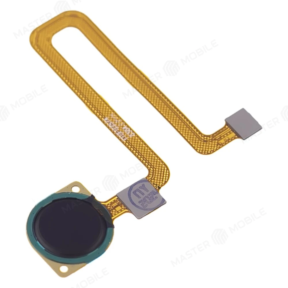 Шлейф для Xiaomi Redmi 9C (M2006C3MG) / Redmi 10A (220233L2G) с комп. + сканер отпечатка пальца (черный)  фото №3