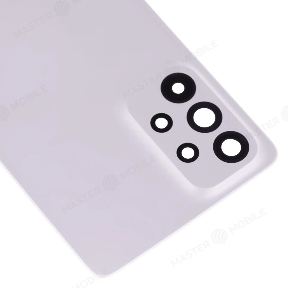 Задняя крышка для Samsung A736 Galaxy A73 5G (белый) (в сборе со стеклом камеры) фото №3